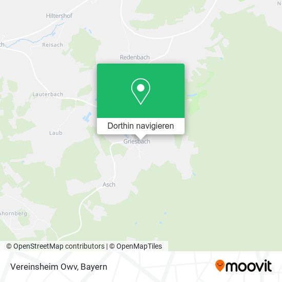 Vereinsheim Owv Karte