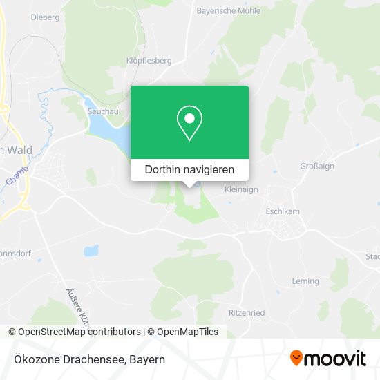 Ökozone Drachensee Karte