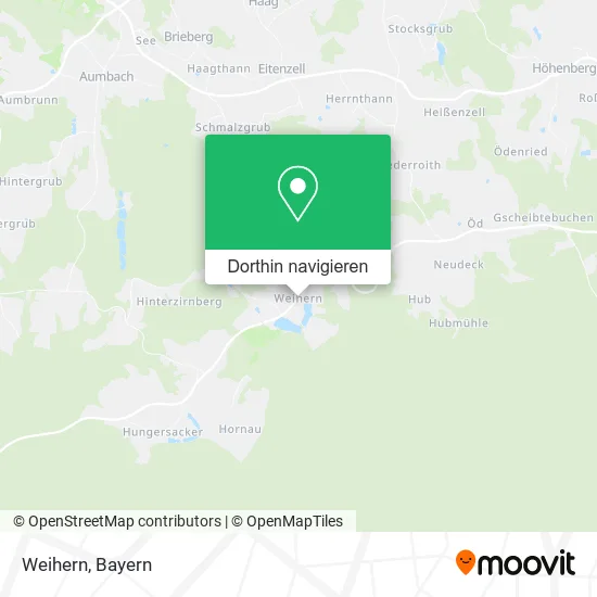 Weihern Karte