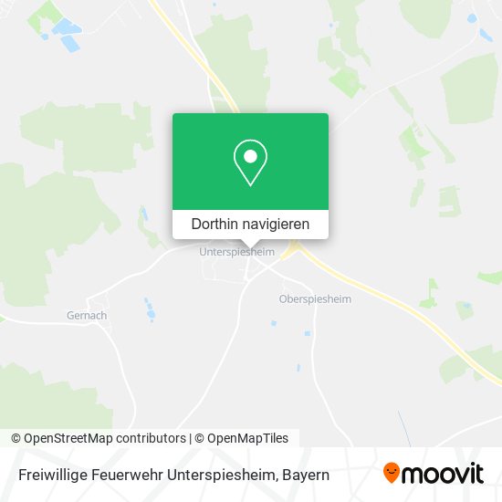 Freiwillige Feuerwehr Unterspiesheim Karte