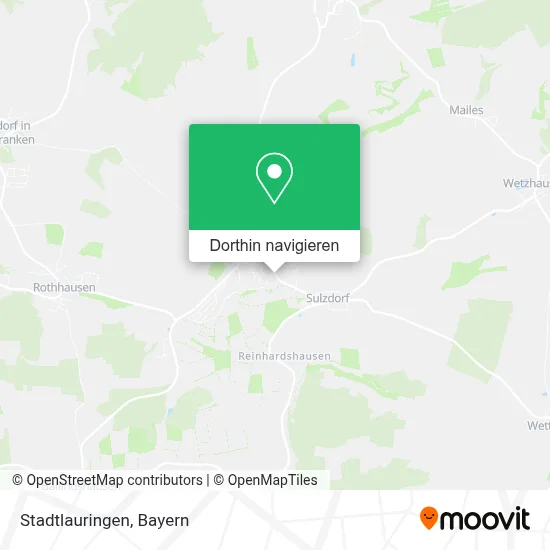 Stadtlauringen Karte