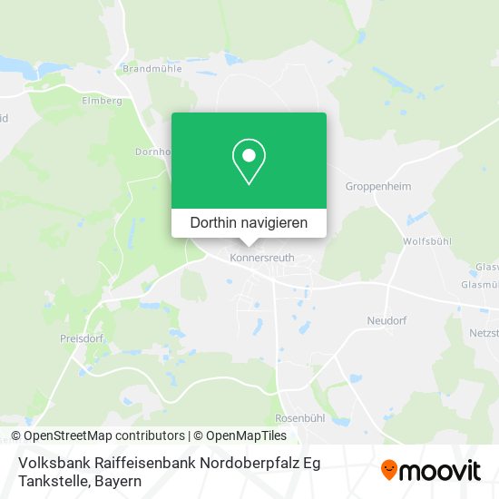 Volksbank Raiffeisenbank Nordoberpfalz Eg Tankstelle Karte