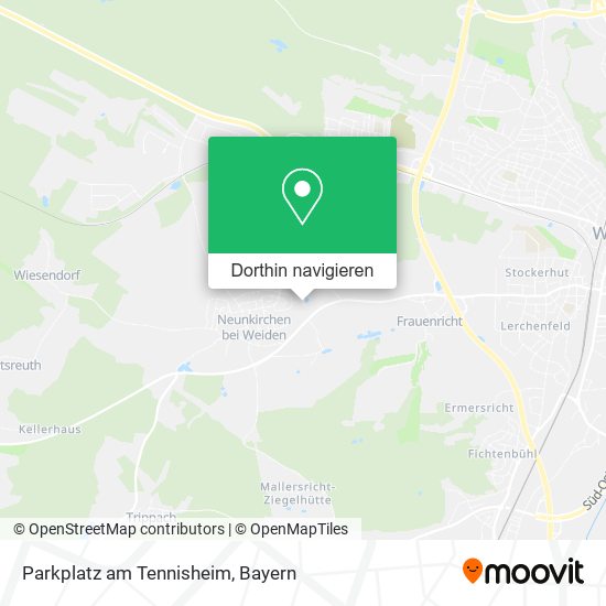 Parkplatz am Tennisheim Karte