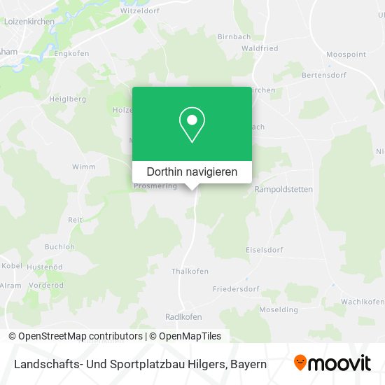 Landschafts- Und Sportplatzbau Hilgers Karte