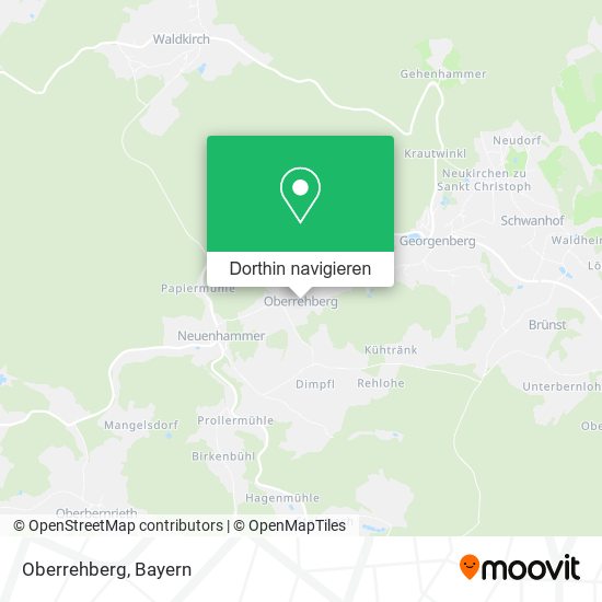 Oberrehberg Karte