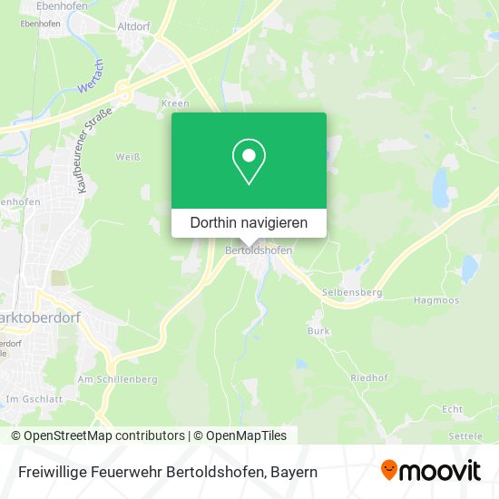 Freiwillige Feuerwehr Bertoldshofen Karte