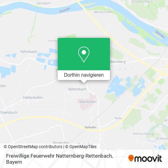 Freiwillige Feuerwehr Natternberg-Rettenbach Karte