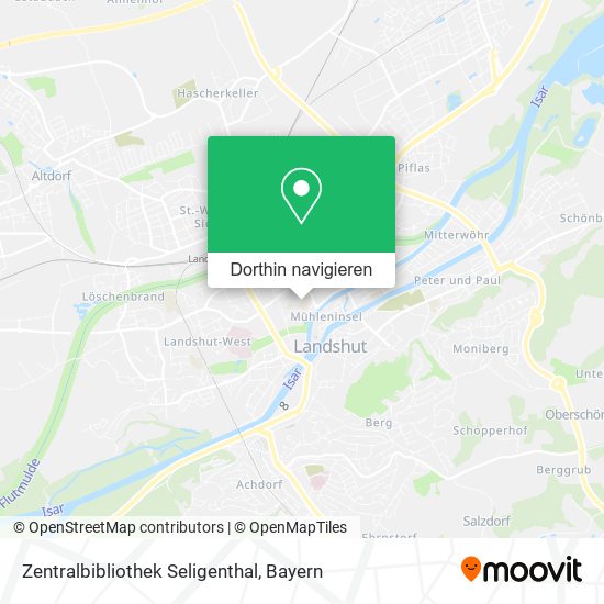 Zentralbibliothek Seligenthal Karte
