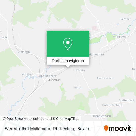 Wertstoffhof Mallersdorf-Pfaffenberg Karte