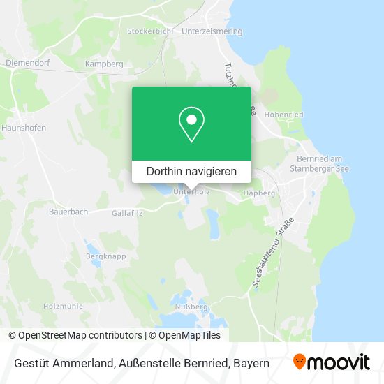 Gestüt Ammerland, Außenstelle Bernried Karte