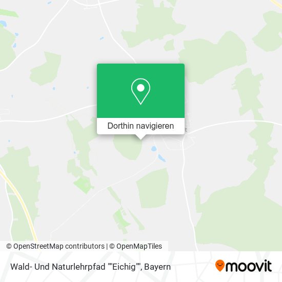 Wald- Und Naturlehrpfad ""Eichig"" Karte