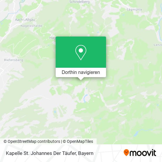 Kapelle St. Johannes Der Täufer Karte
