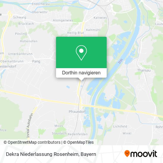 Dekra Niederlassung Rosenheim Karte