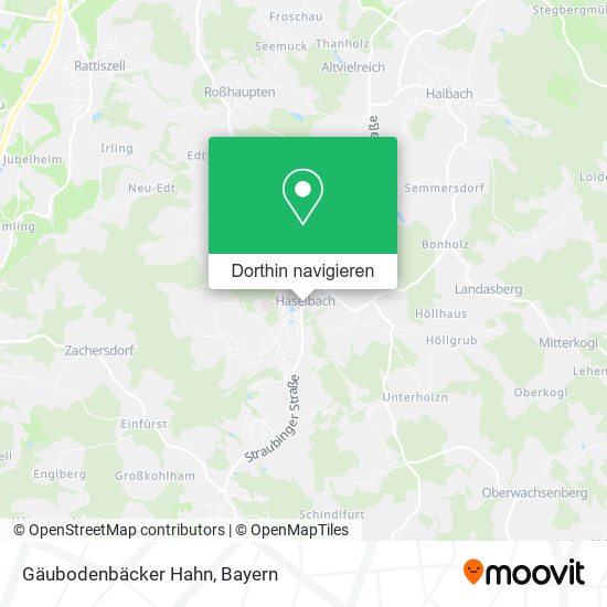 Gäubodenbäcker Hahn Karte