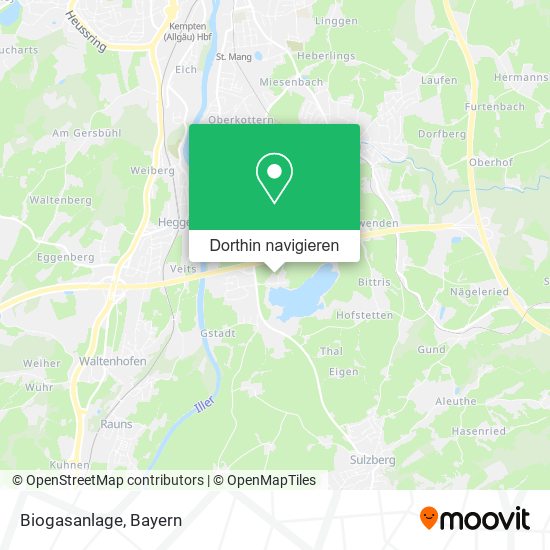 Biogasanlage Karte