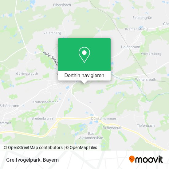 Greifvogelpark Karte