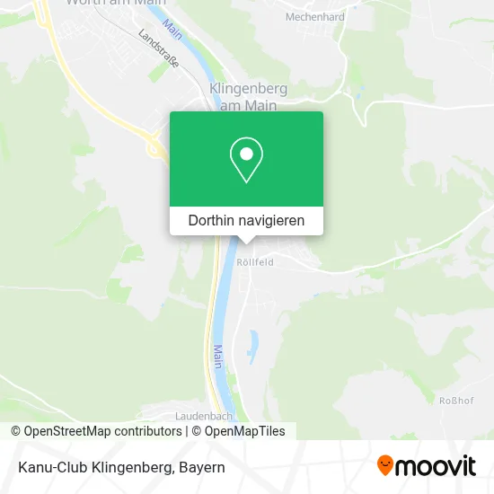 Kanu-Club Klingenberg Karte