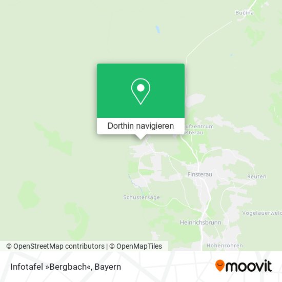 Infotafel »Bergbach« Karte