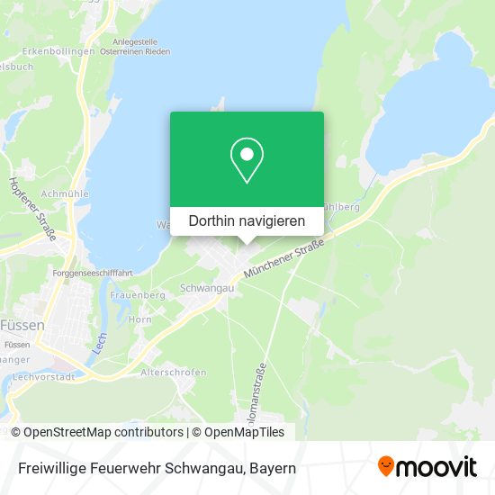 Freiwillige Feuerwehr Schwangau Karte