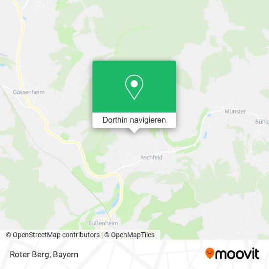 Roter Berg Karte