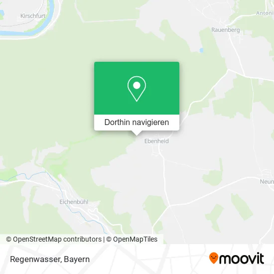Regenwasser Karte