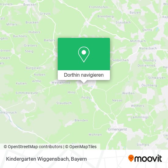 Kindergarten Wiggensbach Karte