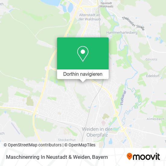 Maschinenring In Neustadt & Weiden Karte