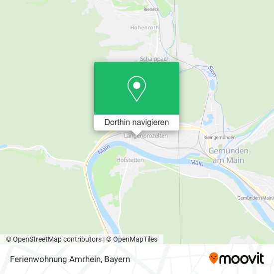 Ferienwohnung Amrhein Karte