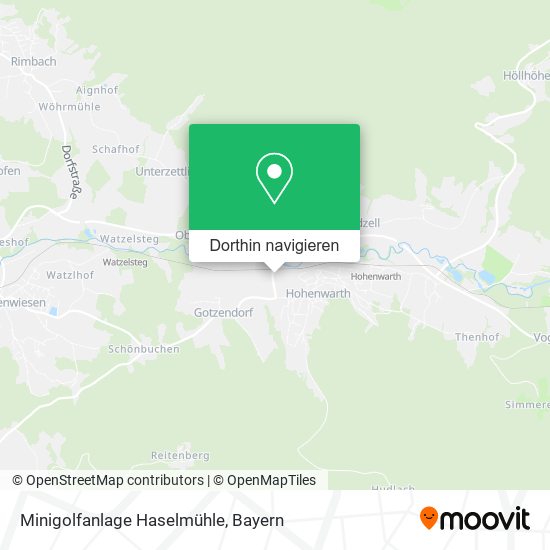 Minigolfanlage Haselmühle Karte