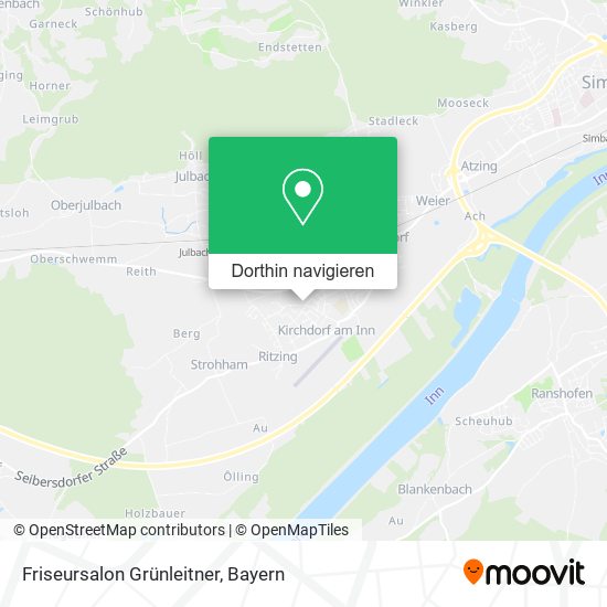 Friseursalon Grünleitner Karte