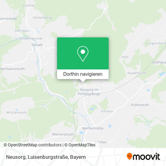 Neusorg, Luisenburgstraße Karte
