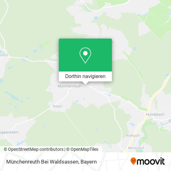 Münchenreuth Bei Waldsassen Karte