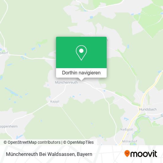 Münchenreuth Bei Waldsassen Karte
