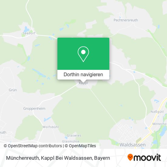 Münchenreuth, Kappl Bei Waldsassen Karte