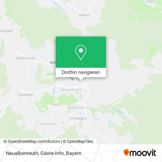 Neualbenreuth, Gäste-Info Karte