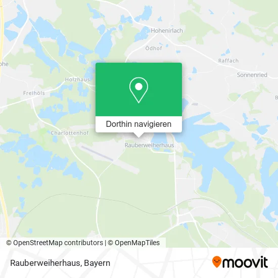 Rauberweiherhaus Karte