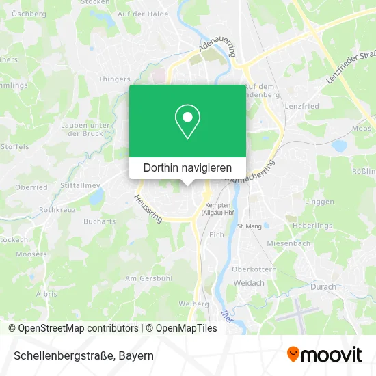 Schellenbergstraße Karte