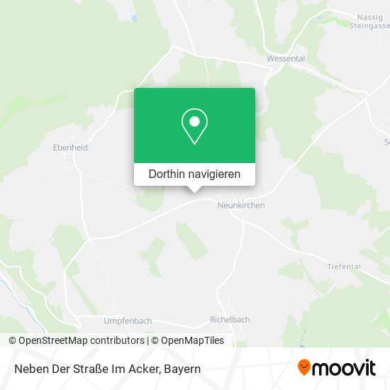 Neben Der Straße Im Acker Karte