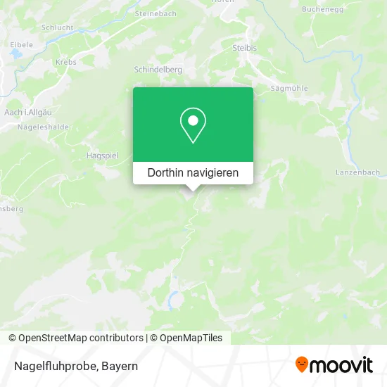 Nagelfluhprobe Karte