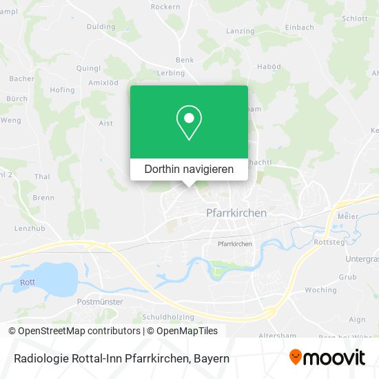Radiologie Rottal-Inn Pfarrkirchen Karte