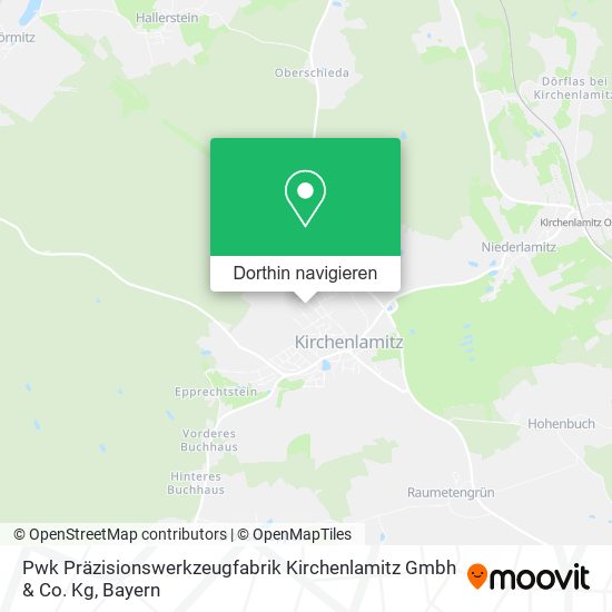 Pwk Präzisionswerkzeugfabrik Kirchenlamitz Gmbh & Co. Kg Karte