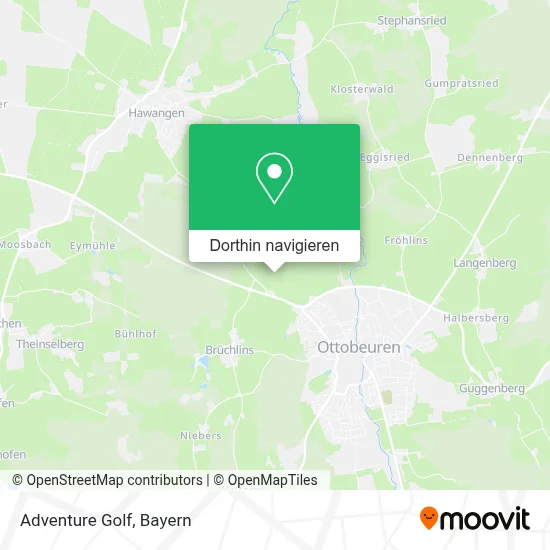 Adventure Golf Karte