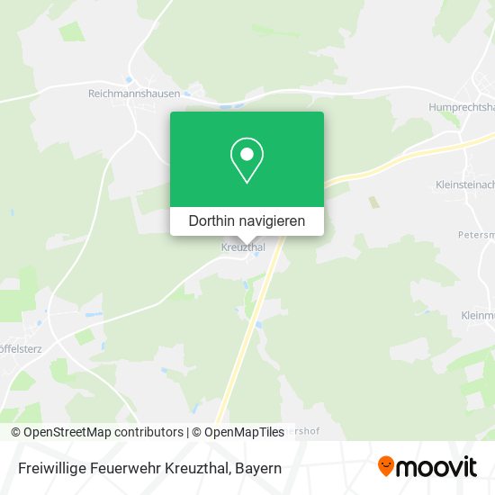 Freiwillige Feuerwehr Kreuzthal Karte
