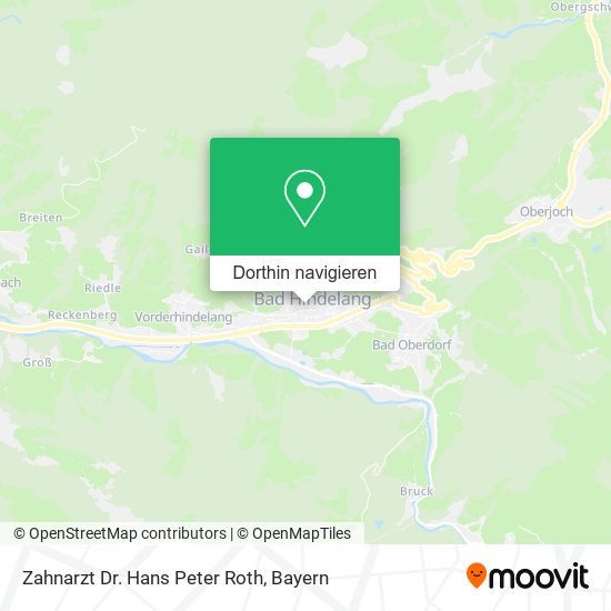 Zahnarzt Dr. Hans Peter Roth Karte