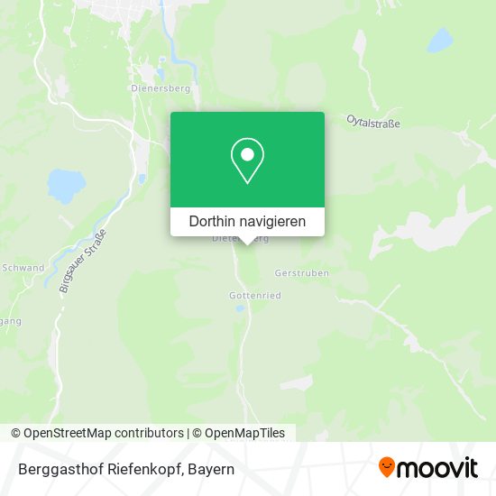 Berggasthof Riefenkopf Karte