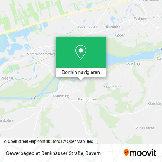 Gewerbegebiet Benkhauser Straße Karte