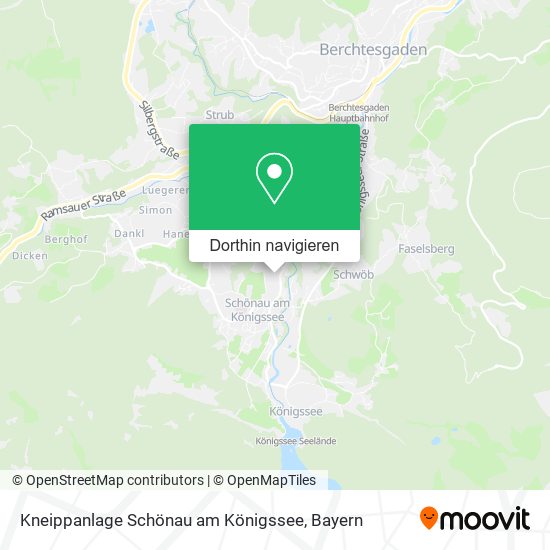 Kneippanlage Schönau am Königssee Karte