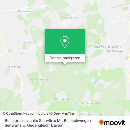 Beinspreizen Links Seitwärts Mit Beinschwingen Seitwärts U. Gegengleich Karte