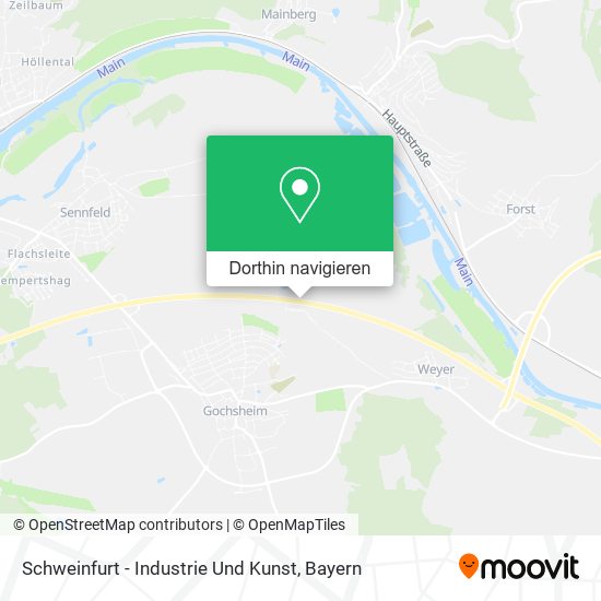 Schweinfurt - Industrie Und Kunst Karte