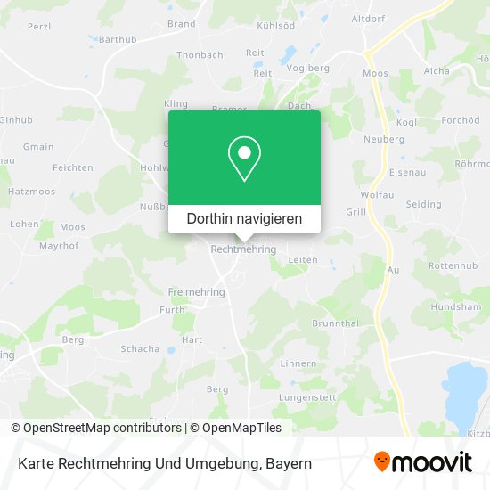 Karte Rechtmehring Und Umgebung Karte
